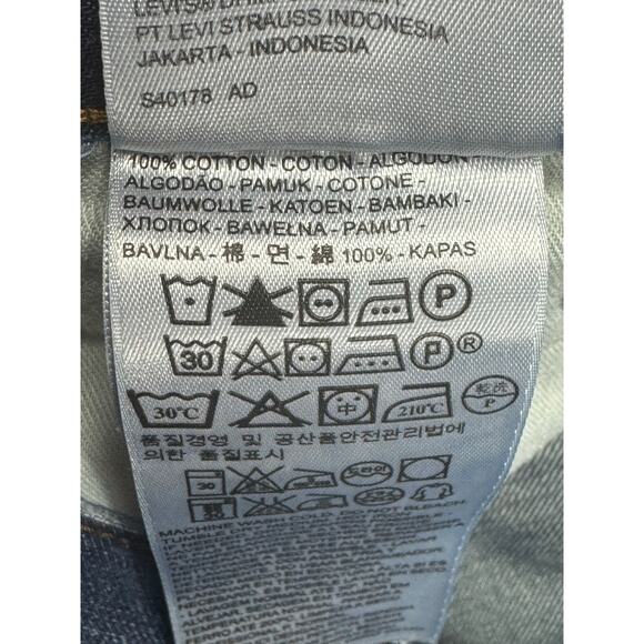 Levi's 511 Men's Slim Fit Straight Leg Blue Denim Jeans - Size 33x30 (33x29) - Picture 4 of 5